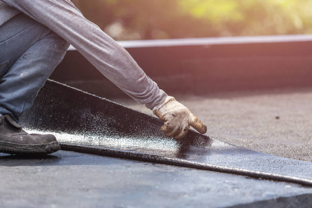 Professional Waterproofing technician working in Columbia, IL